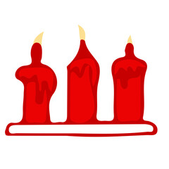 merry christmass, christmass characters for decoration of xmas holidays, collection of christmas icons, happy new year. Vector illustration