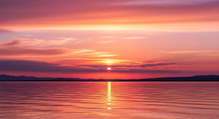 Obraz premium sunset on the sea