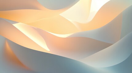 Abstract flowing curves creating dynamic wavy background design