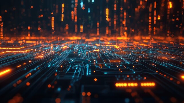 Digital circuit board transferring big data information