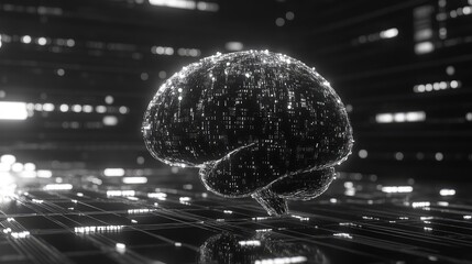 Digital brain processing artificial intelligence data network