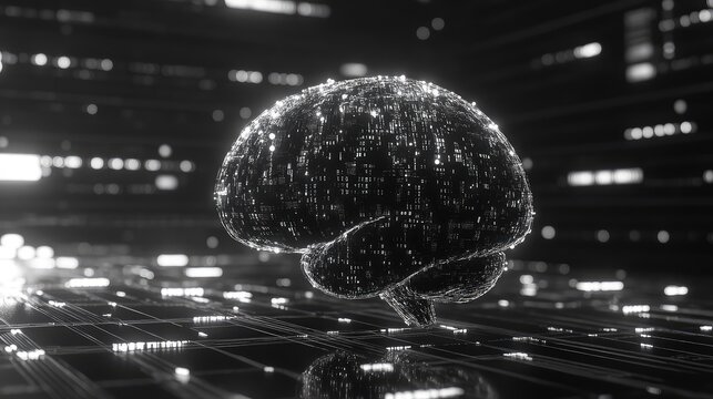 Digital brain processing artificial intelligence data network