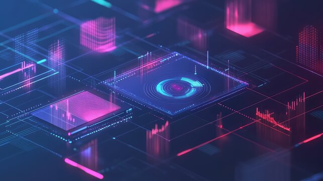 Digital circuit board processing abstract data and future technology