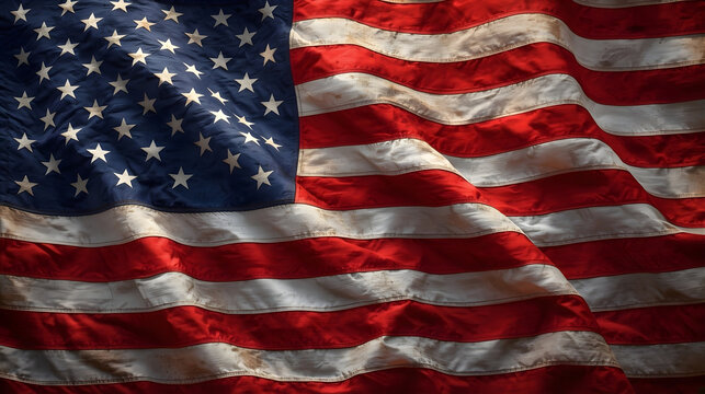 American Flag Waving