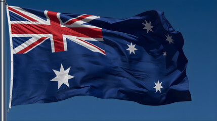 Australian Flag Waving