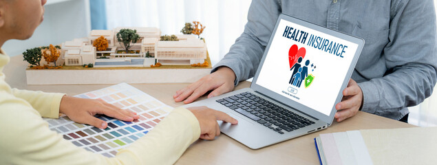 Health insurance web site brisk registration system for easy form filling