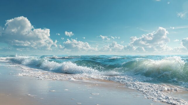 embrace the future as the waves wash away the past welcoming 2026 with hope and new beginnings on a serene beach