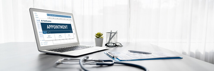 Online applointment booking calendar for brisk regristration on the internet website