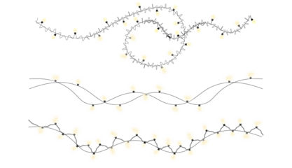 String light glowing pattern