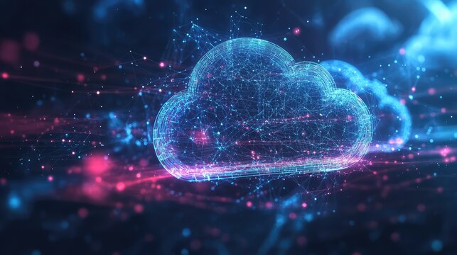 Cloud computing storing digital data and big data network