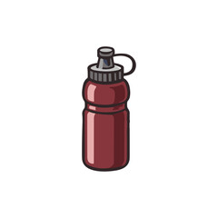 Sauce, ketchup icon logo flat vector design