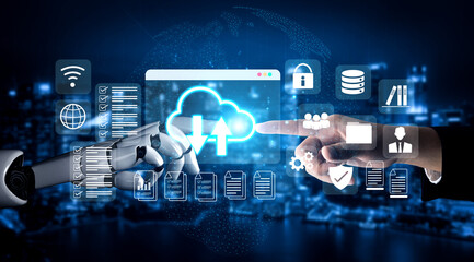 AI automating data synchronization and storage management, enhancing performance and data security in cloud environments Parse