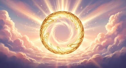 Celestial Golden Portal of Luck