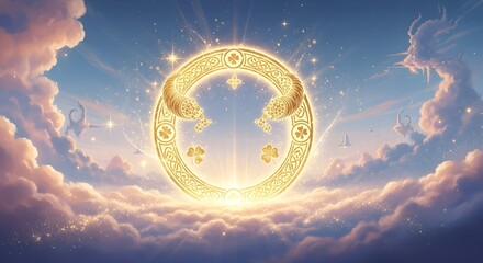 Celestial Golden Portal of Luck