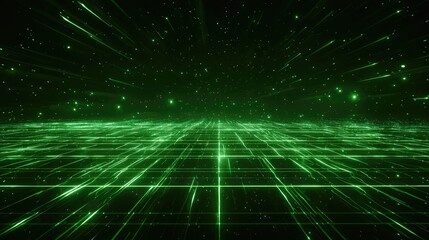 Digital grid transmitting data in cyberspace network structure