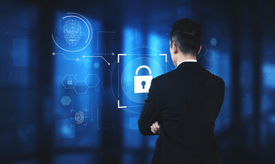 AI cyber security system using biometric authentication and privacy control. Cyber security...