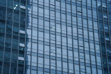 Architecture details Glass wall Modern building exterior Abstract futuristic background