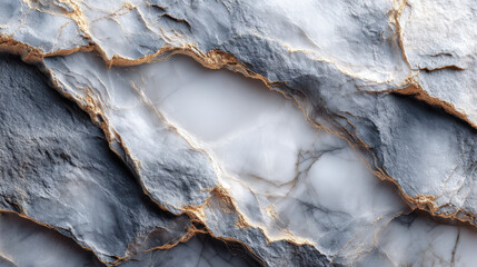 White Carrara marble slab with soft grey veins and crisp edges in studio lighting