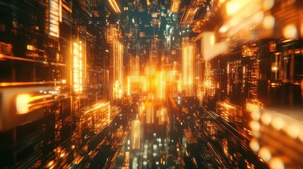 Digital city computing network and data flow