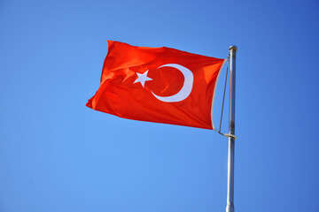 Turkish flag, flag of the Republic of T&uuml;rkiye