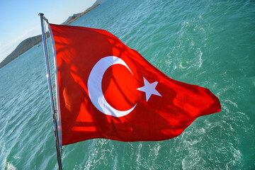 Turkish flag, flag of the Republic of T&uuml;rkiye
