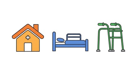 Understanding assisted living options care home bed and walker for seniors health needs