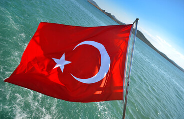 Turkish flag, flag of the Republic of T&uuml;rkiye