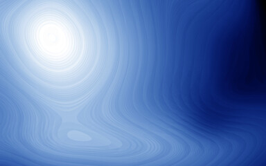 Abstract Blue Swirls with Bright Light Artistic and Modern Design