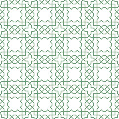 Seamless abstract geometric pattern in Islamic style