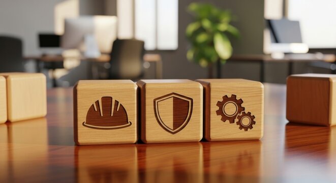 Modern workspace featuring laptop headphones coffee and succulent on a dark wooden desk for creative work and productivity