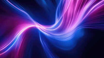 Abstract glowing light waves forming energetic lines background