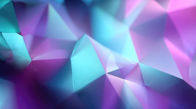 Abstract geometric polygonal background in vibrant purple and blue