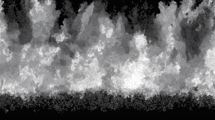 Abstract grayscale cloudscape with dark textured ground. Suitable for backgrounds, prints, web design, and artistic projects requiring moody atmospheres.