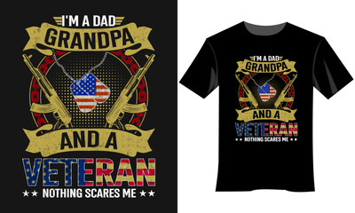 Fototapeta premium i am a veteran father before me