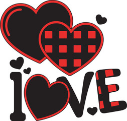 Love eps Valentines vector file.