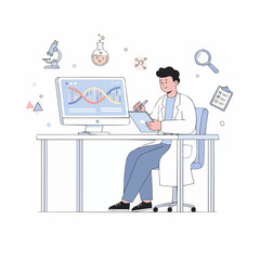Laboratory Data Analysis and Scientific Genetic Research