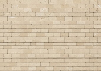Obraz premium High resolution seamless pattern of smooth beige stone wall texture background