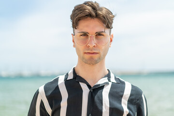 Young handsome man With glasses