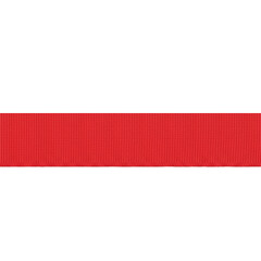 red textured fabric banner isolated on transparent background, woven pattern, bold rectangular shape