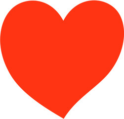 Vibrant Red Heart Symbol An Icon of Love and Affection, perfect for expressing love