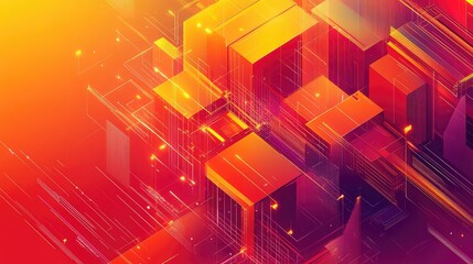 Digital technology future connecting global network data grid