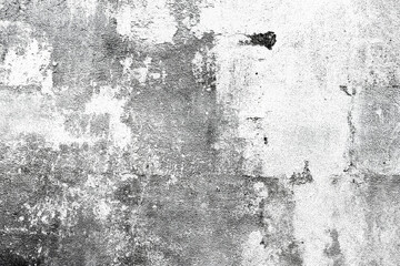 Texture of a concrete wall with cracks and scratches which can be used as a background