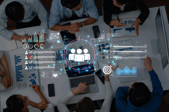 A dashboard for customer relationship management (CRM). The data analysis and market research help to identify a target audience and understand customer reviews and behavior. Fermion