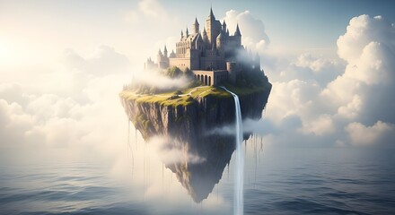 sunset over the lake