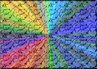 abstract background with colorful squares