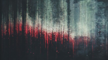 Abstract grunge background with dripping red paint texture