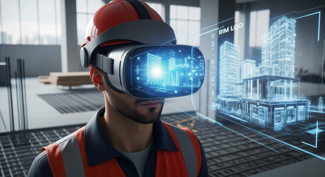 Innovating Construction Worker Using VR Headset to Explore and Manage Complex BIM LOD Models for Efficient Project Development on a Dynamic Site