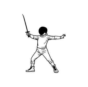 fencing silhouettes