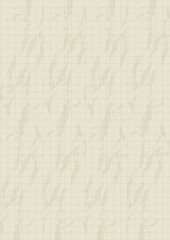 Seamless Crumpled Graph Paper Texture Background Vintage Style.