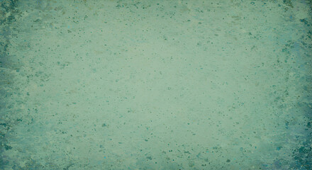 Obraz premium Textured Teal Background with Subtle Speckles and Grungy Border Details
